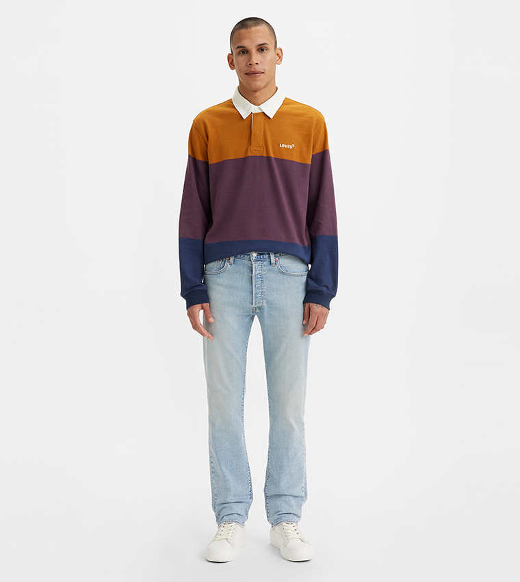 Buy Levi's 501® Original Straight Fit Jeans In Blue 6thStreet Oman