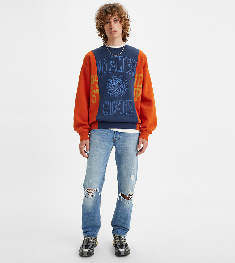 501 Original Distressed Jeans