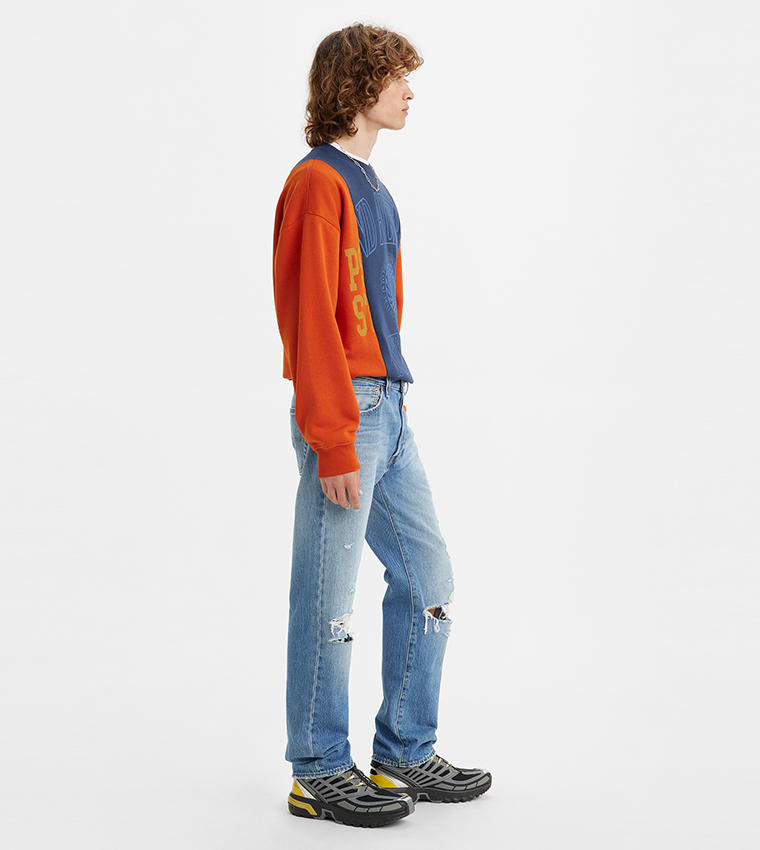 501 Original Distressed Jeans