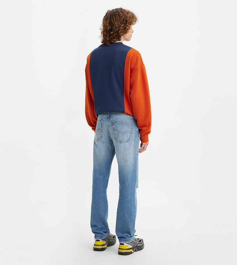 501 Original Distressed Jeans