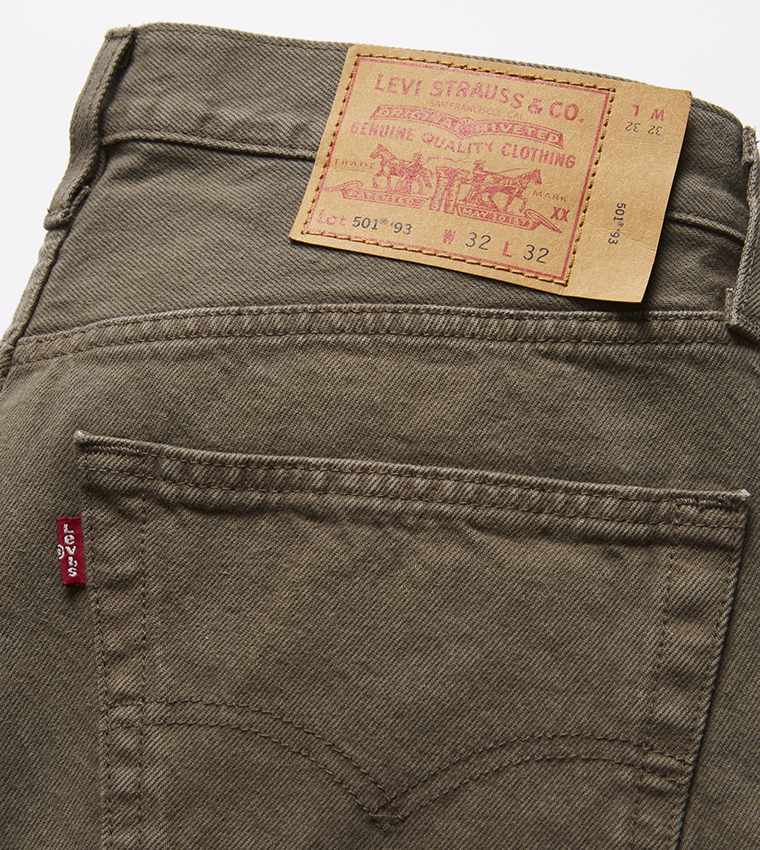 Buy Levi s 501 Original Straight Fit Jeans In Brown 6thStreet Kuwait