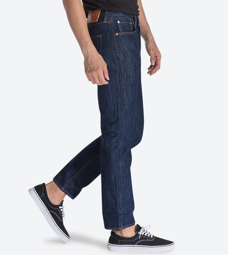 501 Original Straight Fit Jeans with 5 Pockets