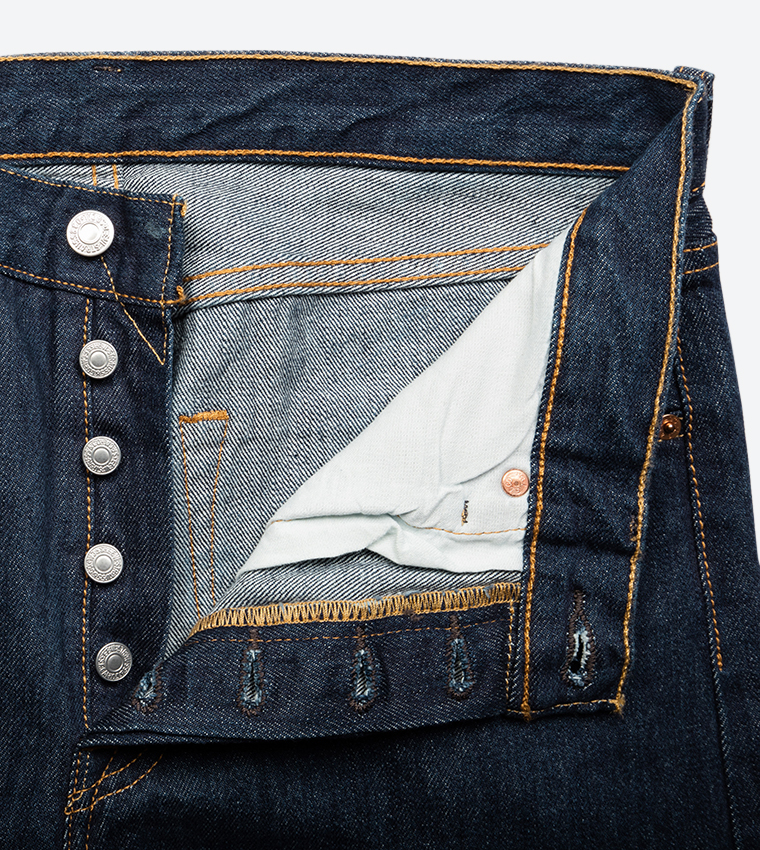 501 Original Straight Fit Jeans with 5 Pockets