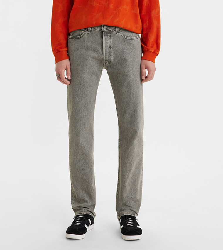 501® Original Washed Straight Fit Jeans