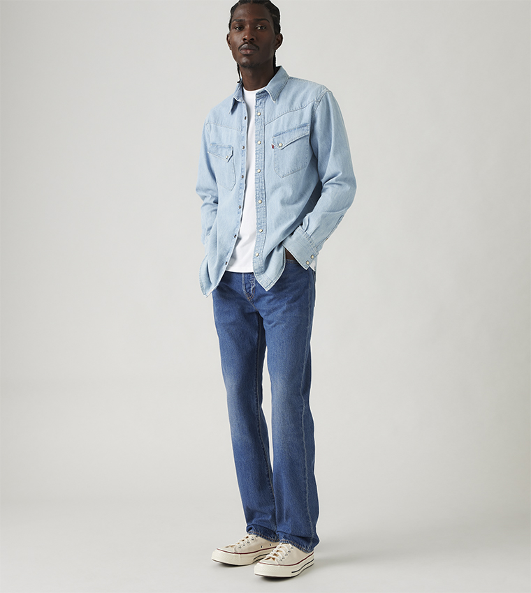 501® Original Faded Straight Fit Jeans