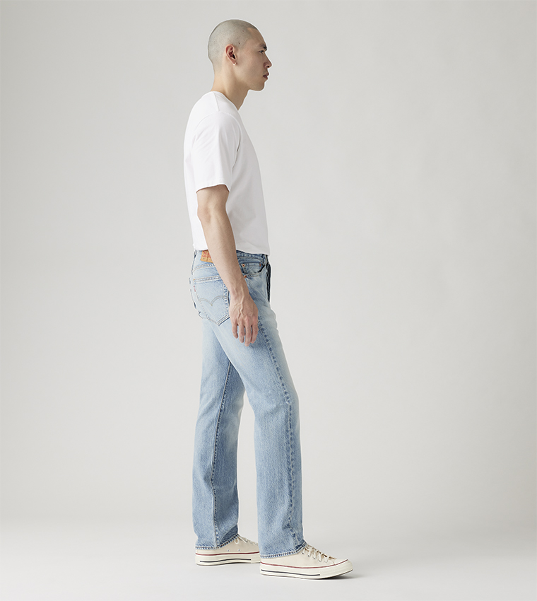 501 Original Faded Straight Fit Jeans