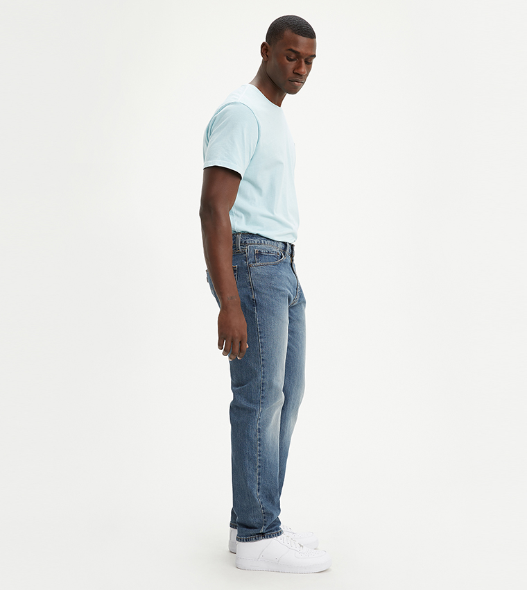 Buy Levi s 505 Regular Straight Fit Jeans In Indigo 6thStreet UAE