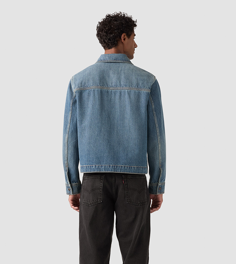 Zip-Through Garage Denim Jacket