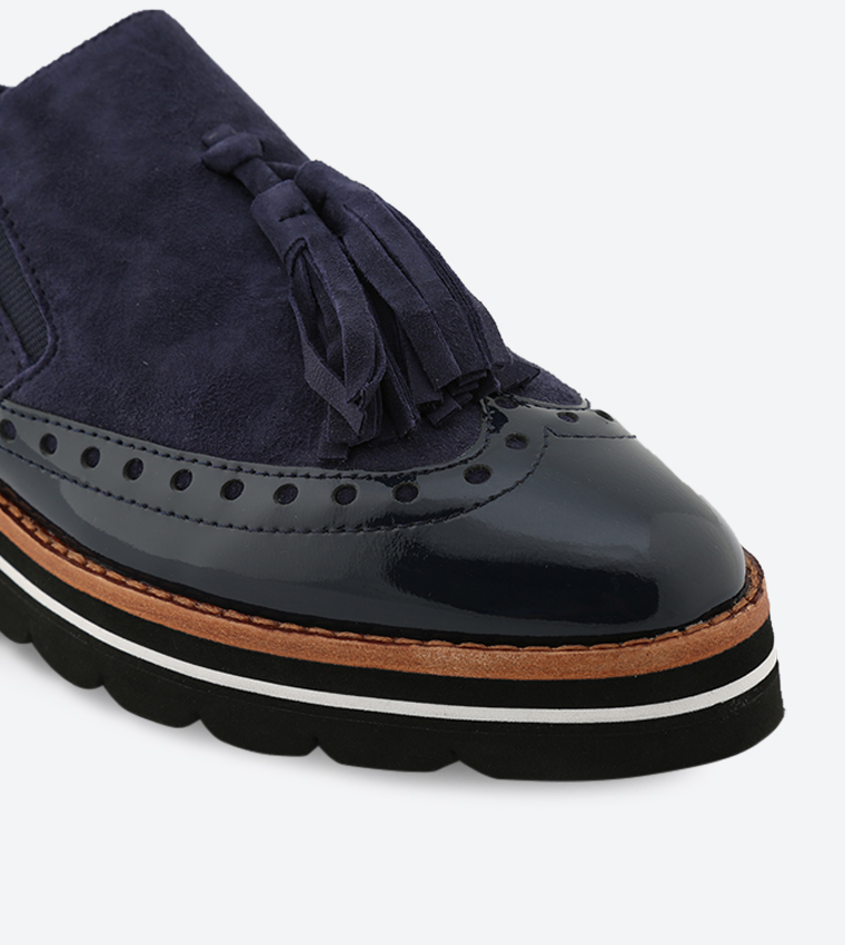 Buy Dune London Glorya Loafers Blue In Blue 6thStreet Saudi Arabia