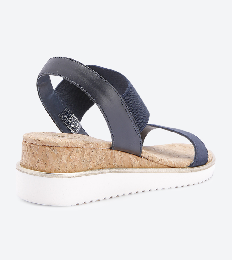 Dune navy sandals shop