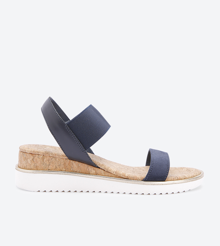 Dune navy sandals deals
