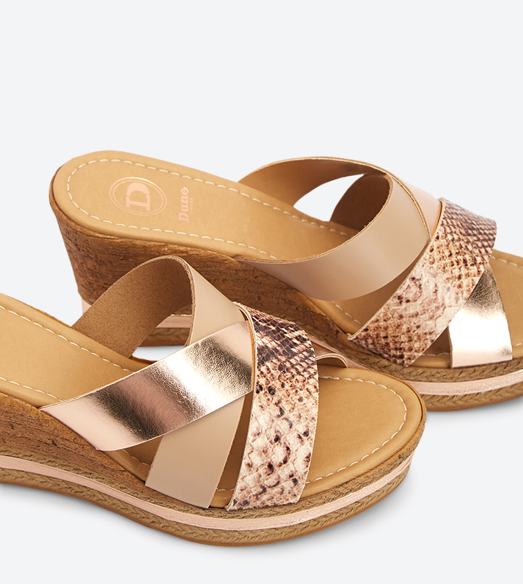 Dune multi coloured sandals discount