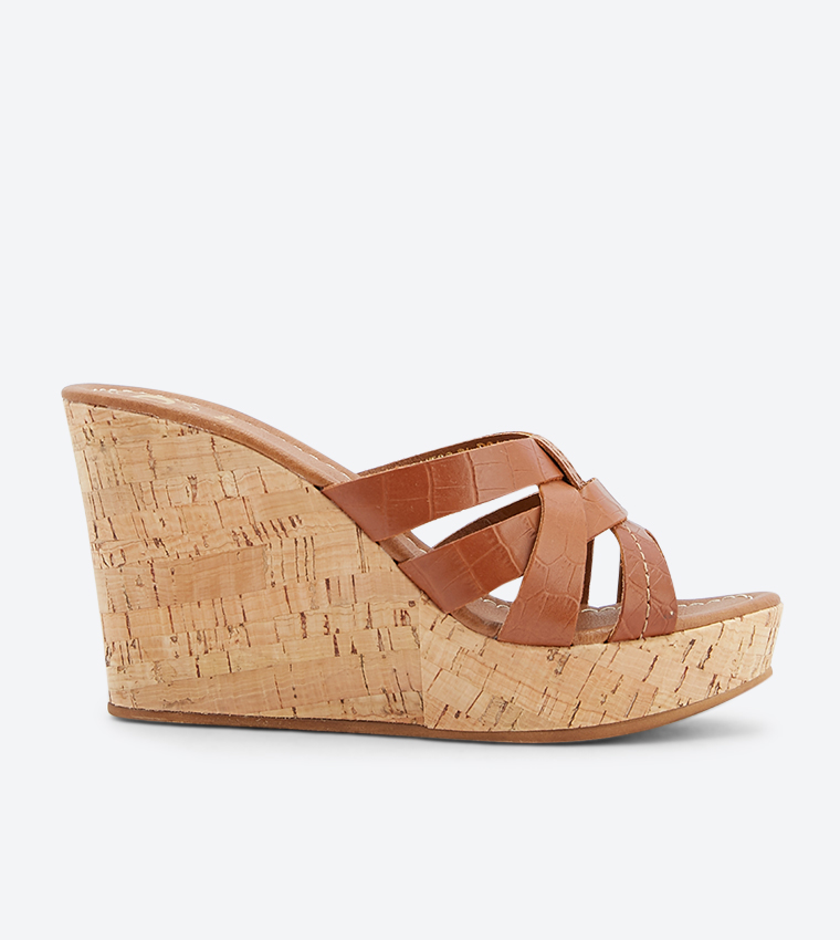 Dune wedges tan hotsell