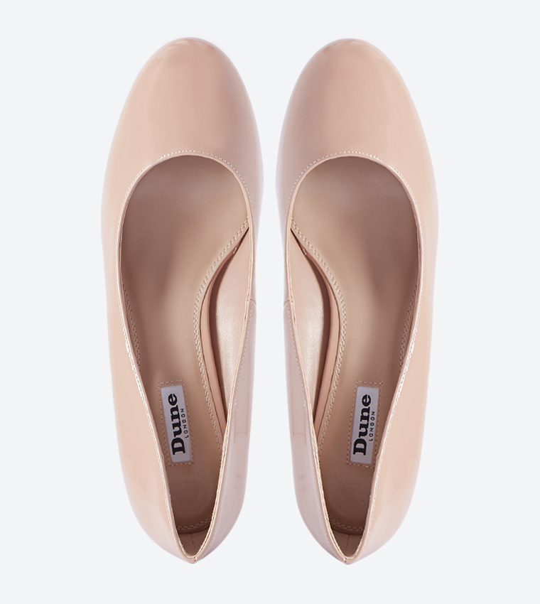 Buy Dune London Blakely Diamante Details Block Heel Pumps Pink