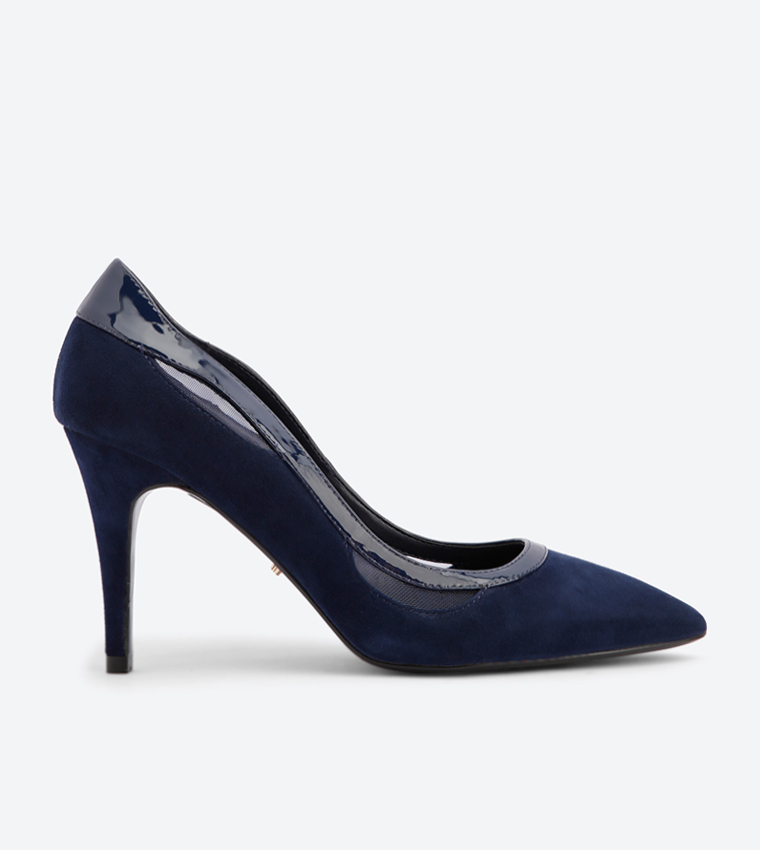 Buy Dune London Brylee Pumps Navy 0084508750020040 In Navy 6thStreet Kuwait