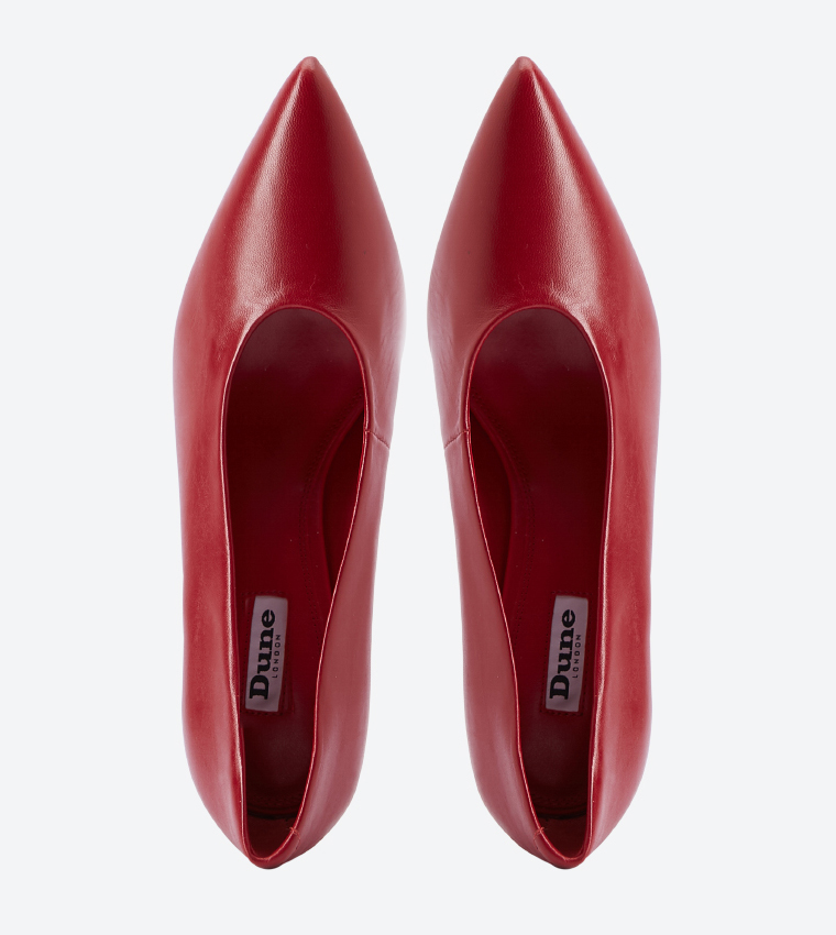 Dune red court shoes store