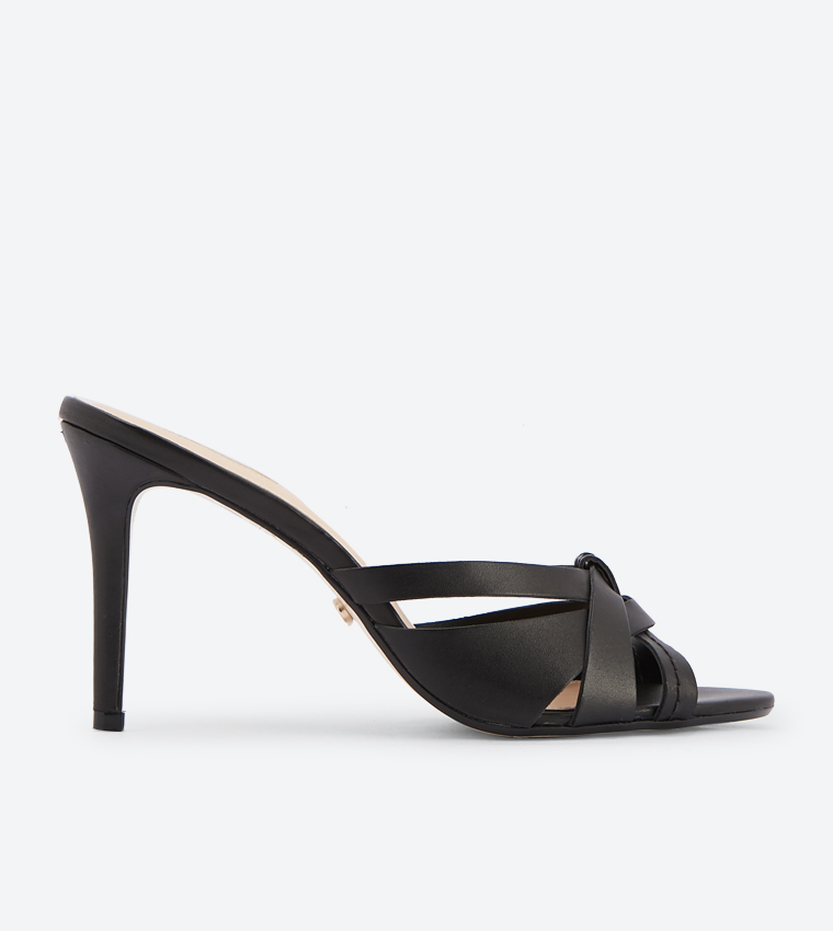 Dune black mules hotsell