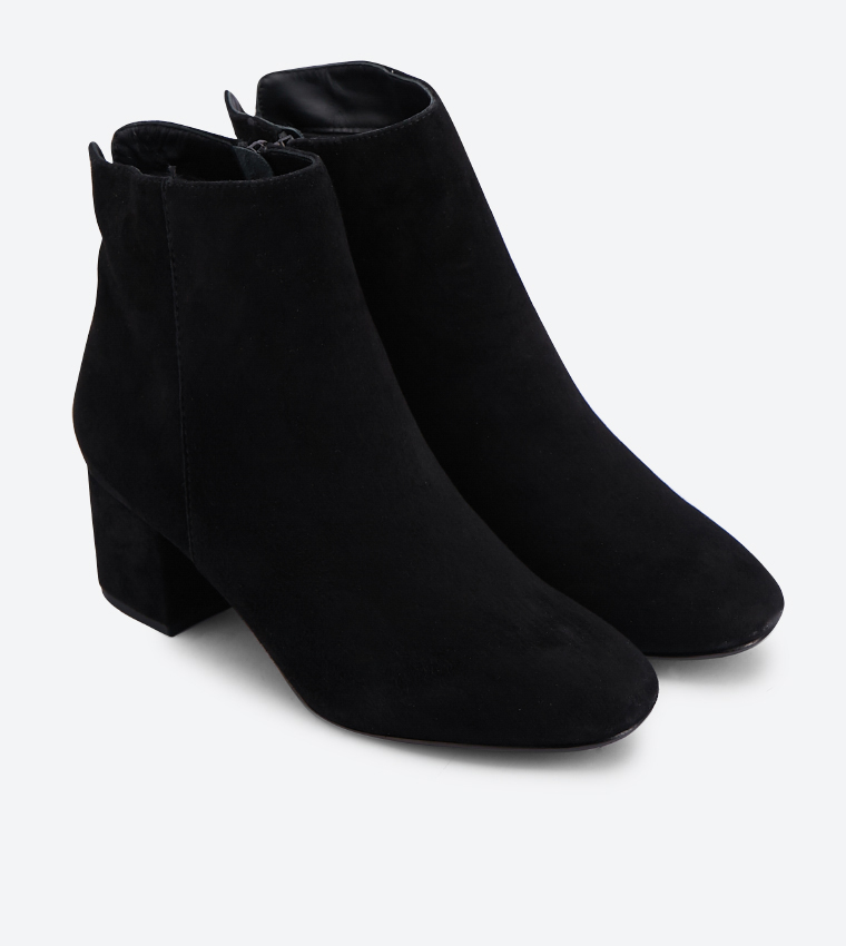 Buy Dune London Olyvea Block Heel Boots Black 0091500620002011 In Black 6thStreet Qatar
