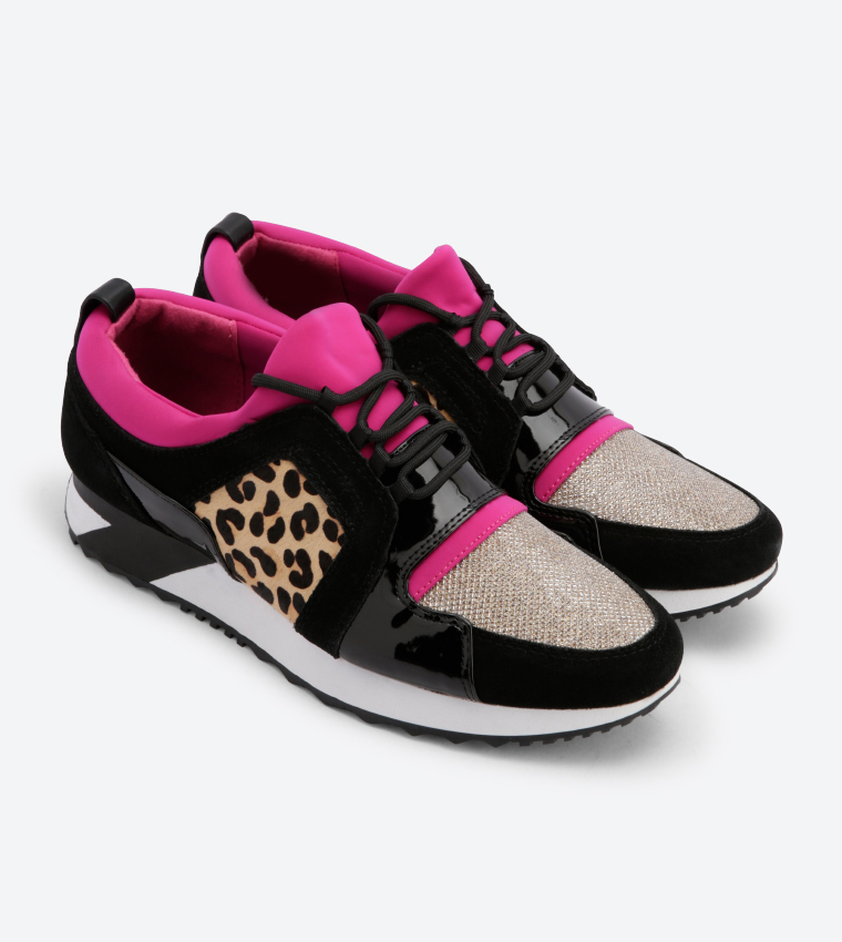 Dune eavie clearance trainers leopard