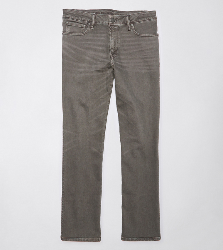 Buy American Eagle AirFlex Original Bootcut Jeans In Grey 6thStreet Kuwait