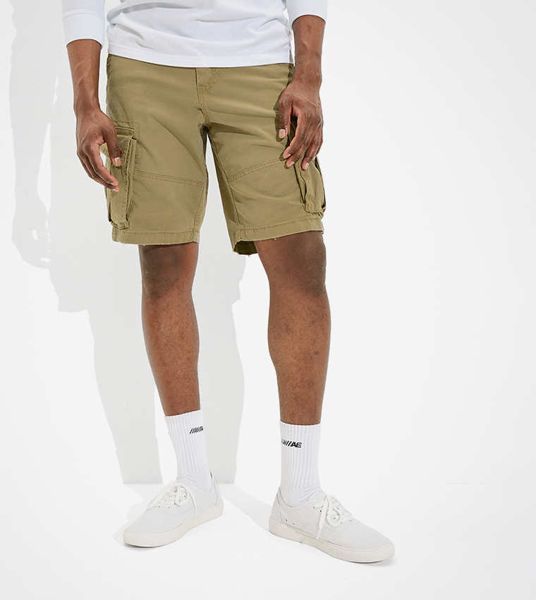 Buy American Eagle Lived In Cargo Shorts In Brown 6thStreet Bahrain