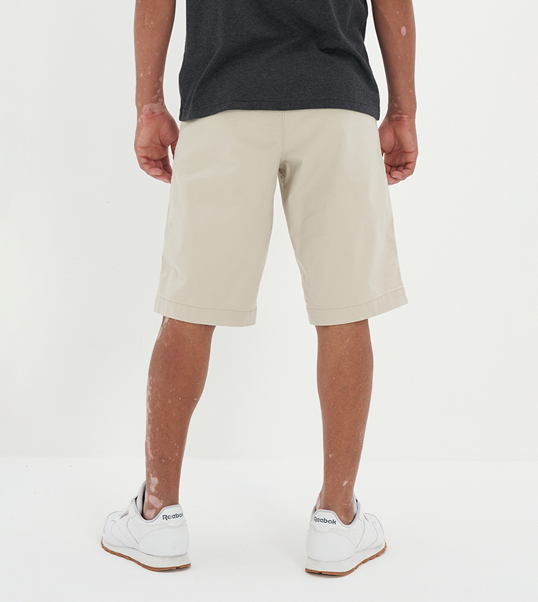 Solid Regular Fit Shorts
