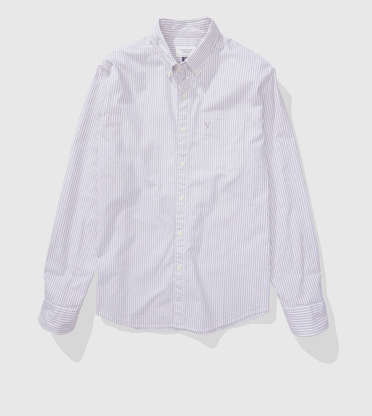 Striped Everyday Oxford Button-Up Shirt
