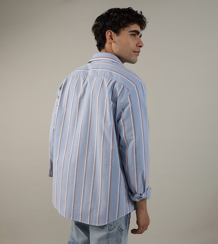 Striped Everyday Oxford Button-Up Shirt