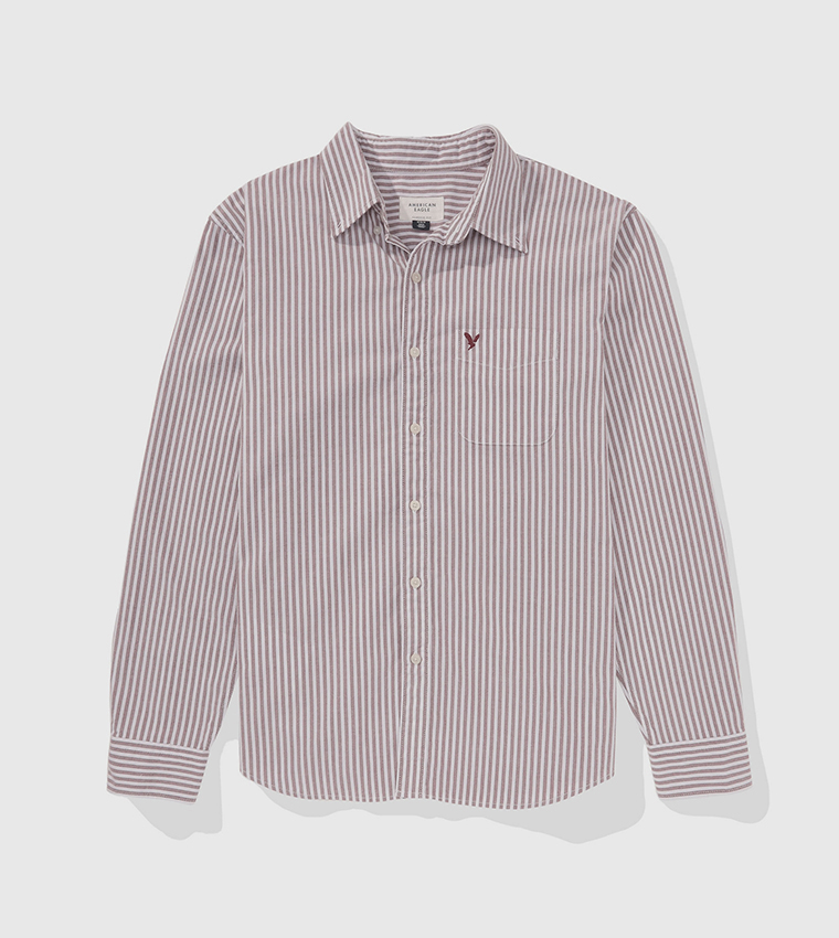 Striped Everyday Oxford Button-Up Shirt