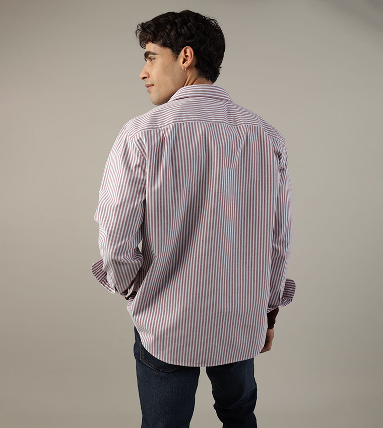 Striped Everyday Oxford Button-Up Shirt