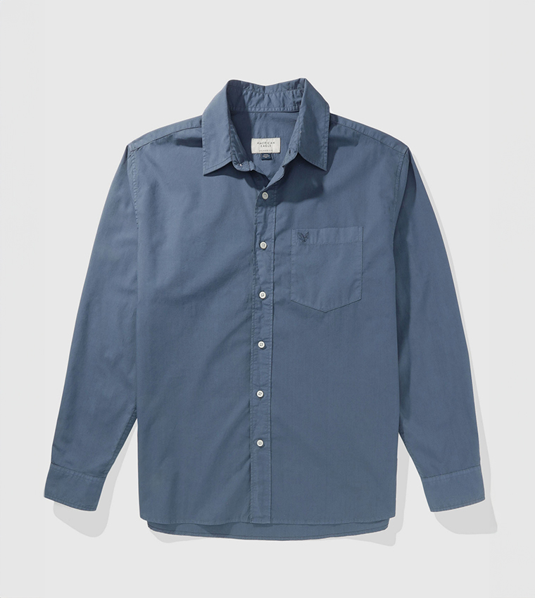 Everyday Poplin Button-Up Shirt