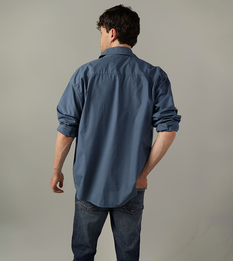 Everyday Poplin Button-Up Shirt