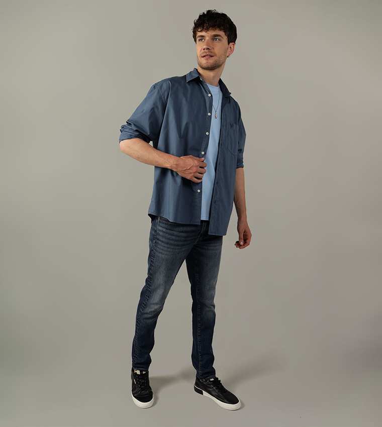 Everyday Poplin Button-Up Shirt