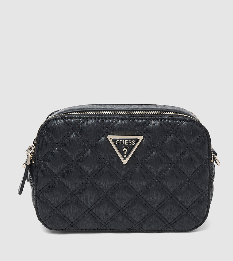Quilted Zippered Camera Bag