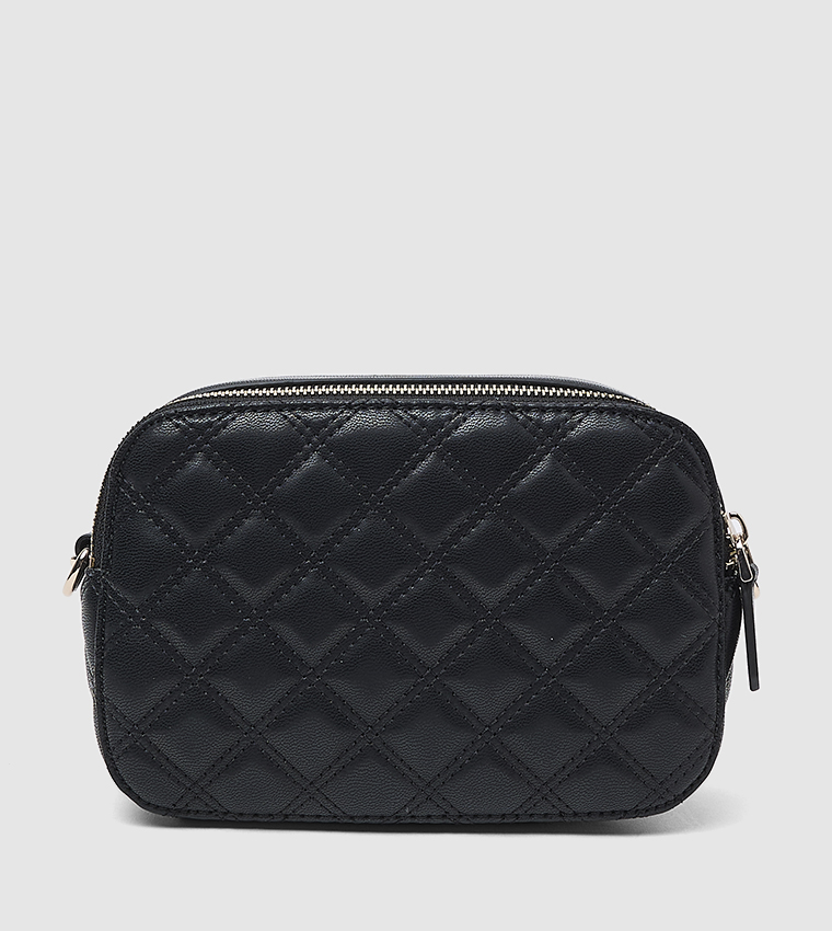 Quilted Zippered Camera Bag