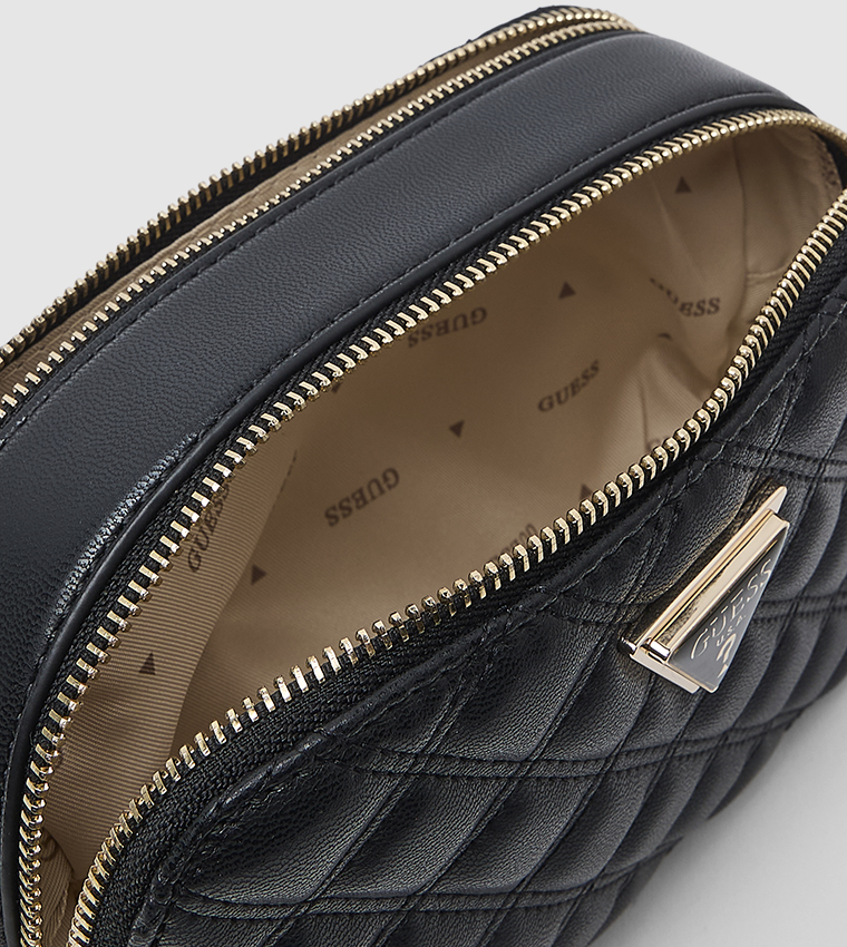 Quilted Zippered Camera Bag