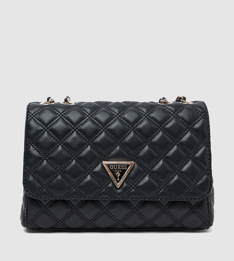 Quilted Convertible Crossbody Bag