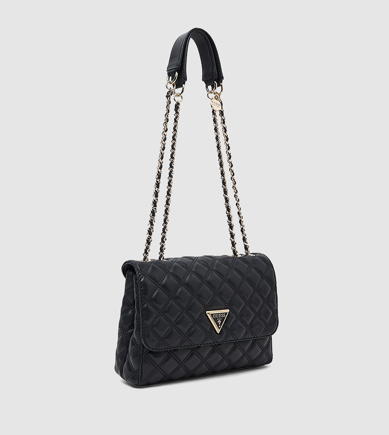 Quilted Convertible Crossbody Bag