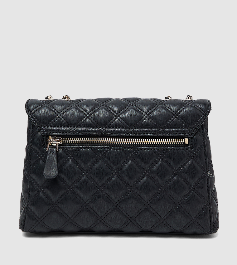 Quilted Convertible Crossbody Bag