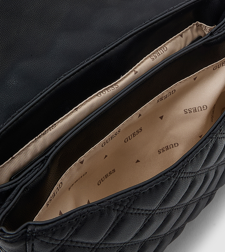 Quilted Convertible Crossbody Bag