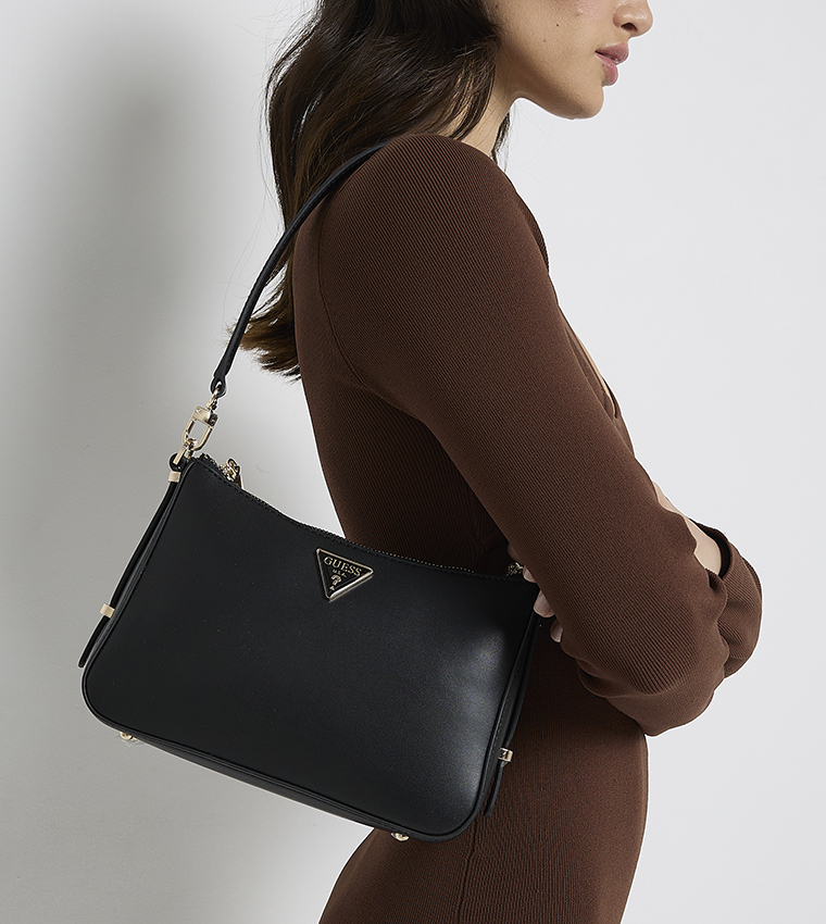 DARYNA Logo Detail Shoulder Bag