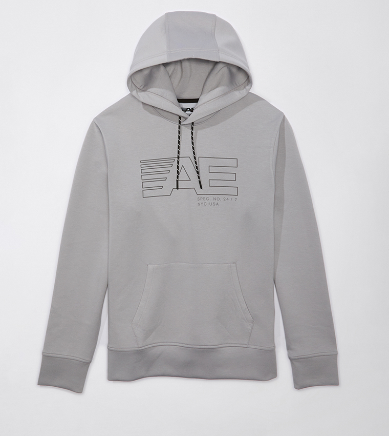 24/7 Good Vibes Logo Printed Hoodie