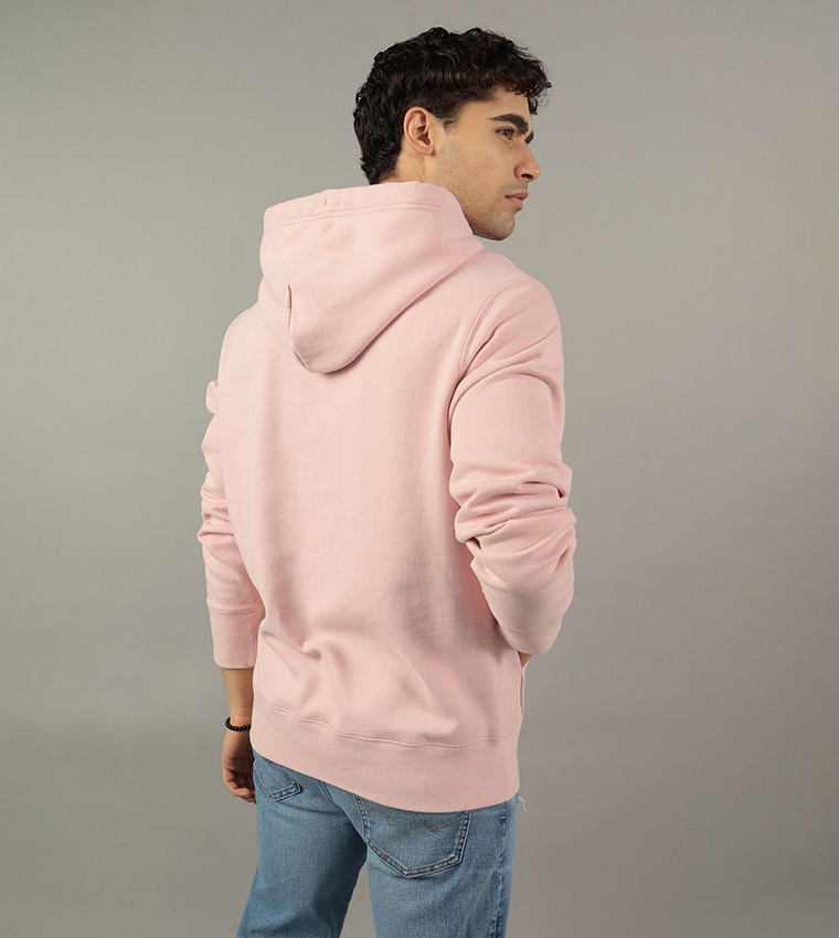 Buy American Eagle Super Soft Logo Printed Hoodie In Pink 6thStreet Bahrain