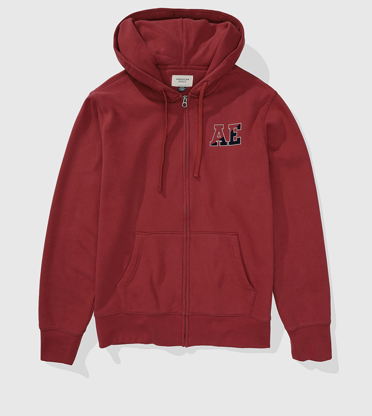 Logo Printed Hooded Jacket