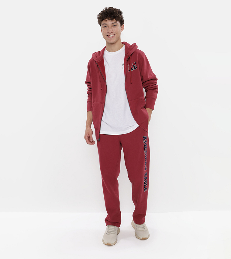 Logo Printed Hooded Jacket