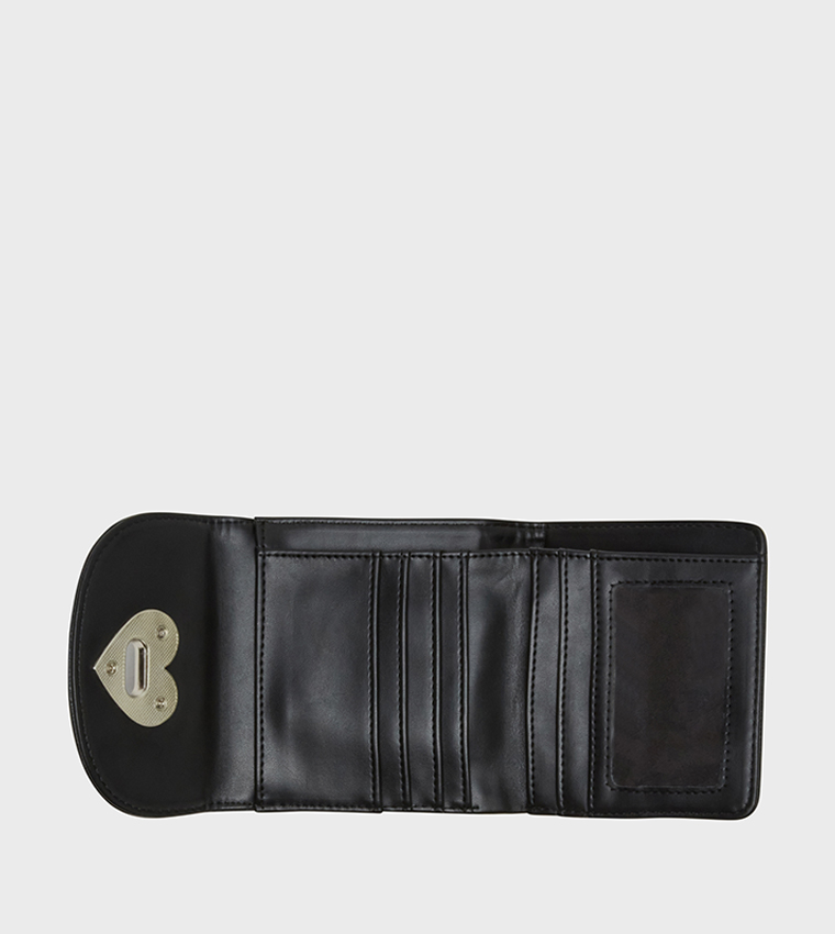 ADAISY Textured Twist Lock Wallet