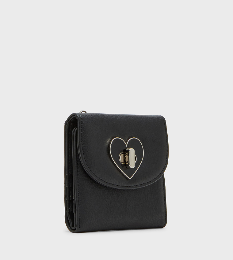 ADAISY Textured Twist Lock Wallet