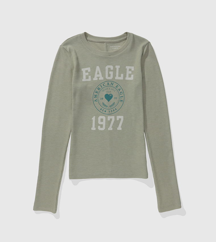 Textured Long Sleeves Top