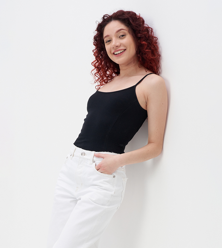 Ribbed Knit Cami Top 