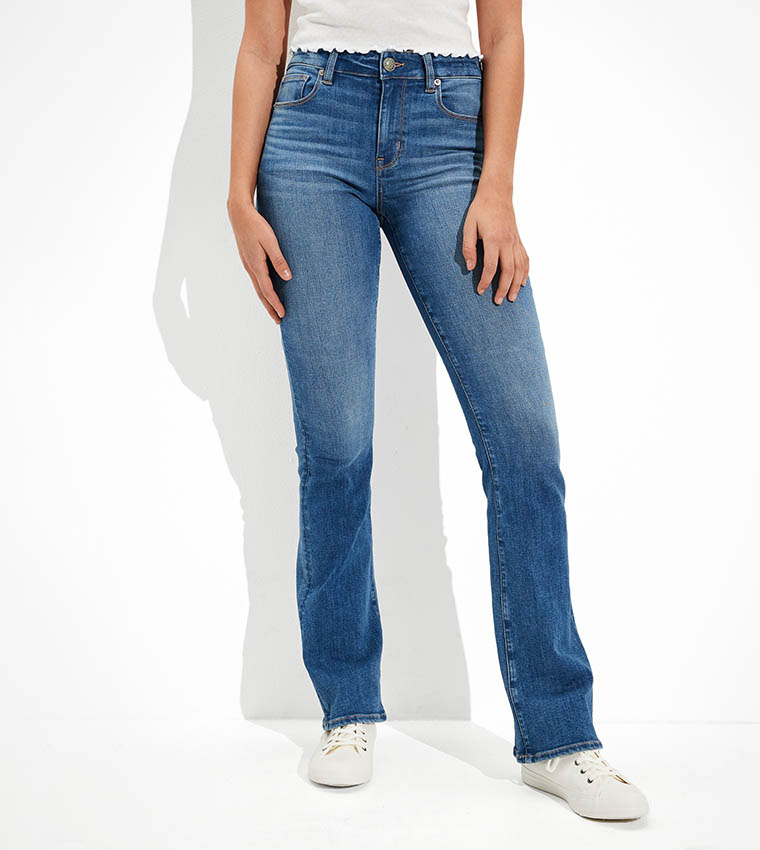 High-Waist Skinny Fit Jeans